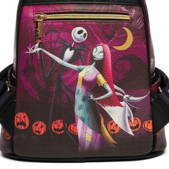 WandaPop The Nightmare Before Christmas 11" Vegan Leather Mini Backpack. NWT! - Picture 7 of 16